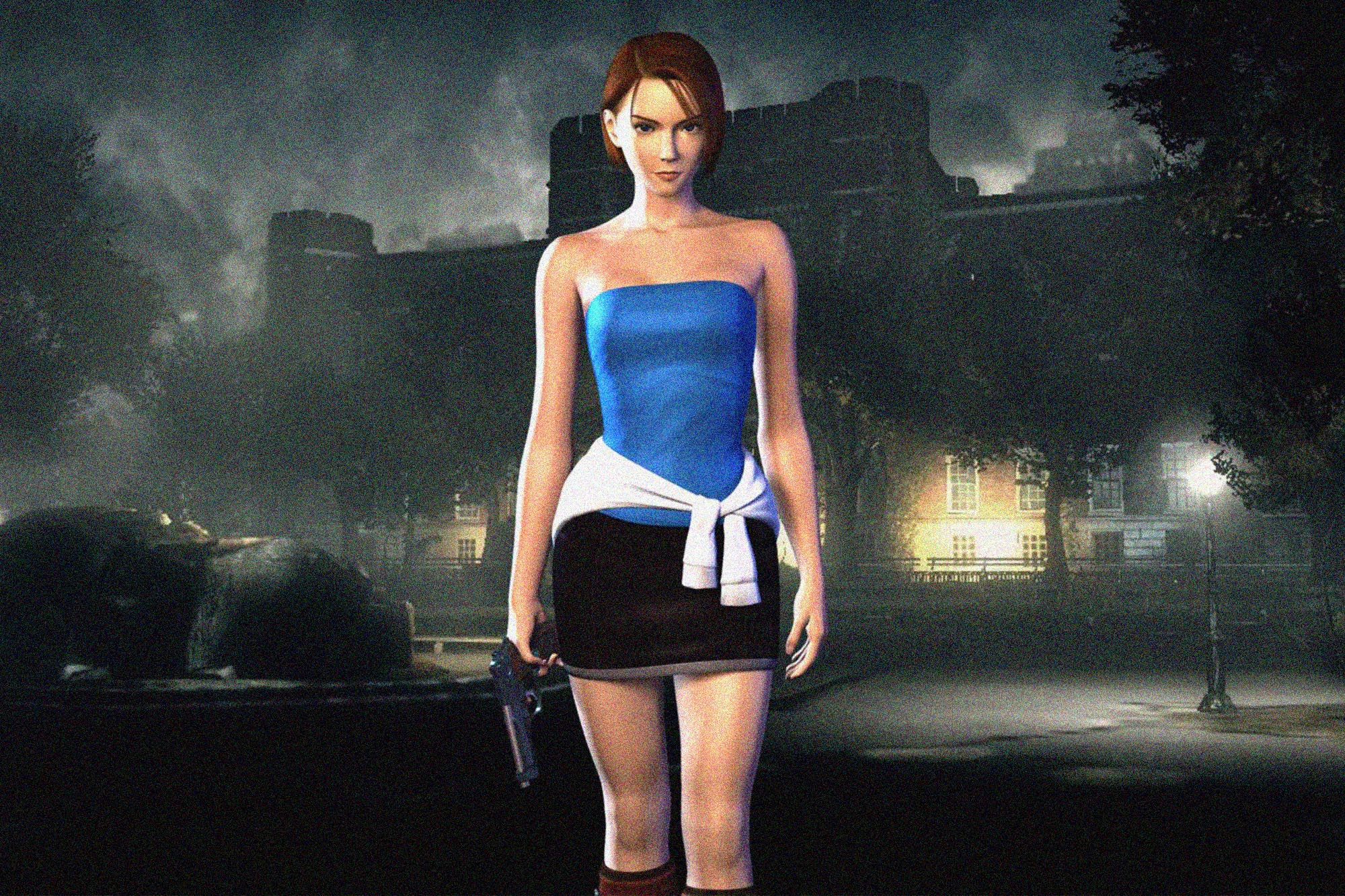 Jill Valentine caminha pelas ruas escuras e desertas de Raccoon City, determinada a sobreviver ao caos causado pela infestação de zumbis e à perseguição implacável do terrível Nemesis.